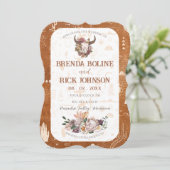 Boho Ranch Faire-part de mariage (Debout devant)