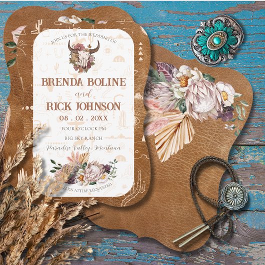 Boho Ranch Faire-part de mariage