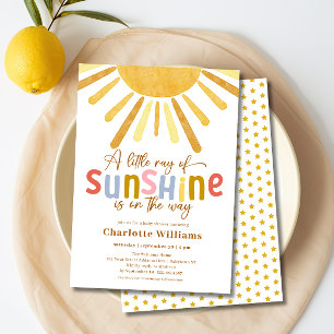 Boho Ray van Sunshine Baby shower Kaart