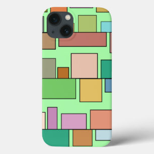 Boho Rechthoeken iPhone 13 Hoesje