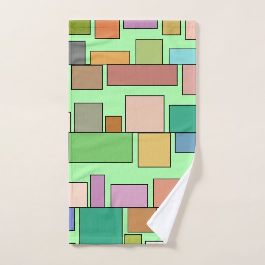 Boho Rectangles (Serviette à main)