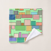 Boho Rectangles (Gant de toilette)