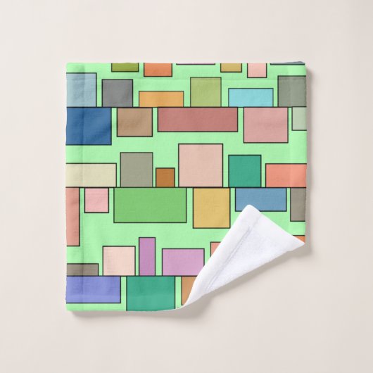 Boho Rectangles (Gant de toilette)
