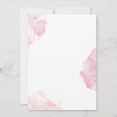 Boho Red Berries en Greenery White Vrijgezellenfee Kaart (Achterkant)