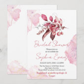 Boho Red Berries en Greenery White Vrijgezellenfee Kaart (Voorkant / Achterkant)