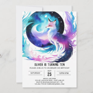 Boho Red Fox Avontuur Verjaardag Kaart