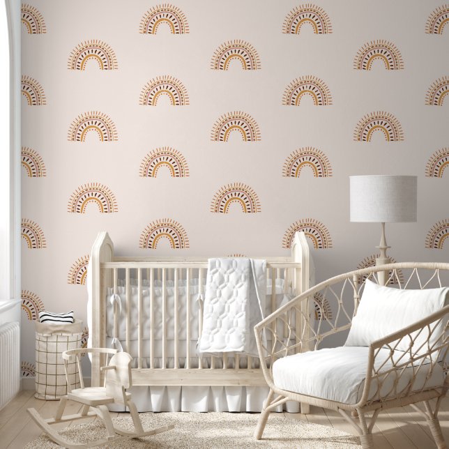 Boho Regenbogen Behang (Kinderen)