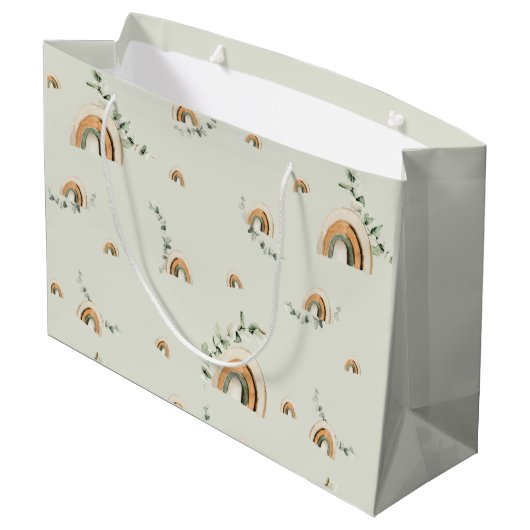 Boho regenbogen eucalyptus kinderkamer baby shower groot cadeauzakje (Achterkant Gekanteld)