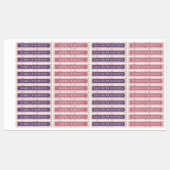 Boho regenbogen Kinder naam waterdichte labels (Vel)