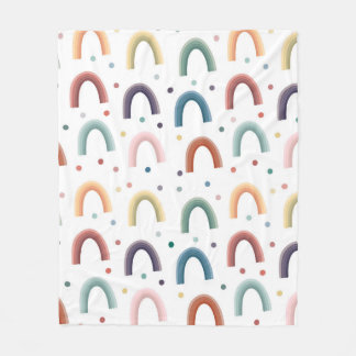 Boho Regenboog Fleece Deken
