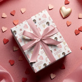 Boho Regenboog Foto Inpakpapier met Liefde