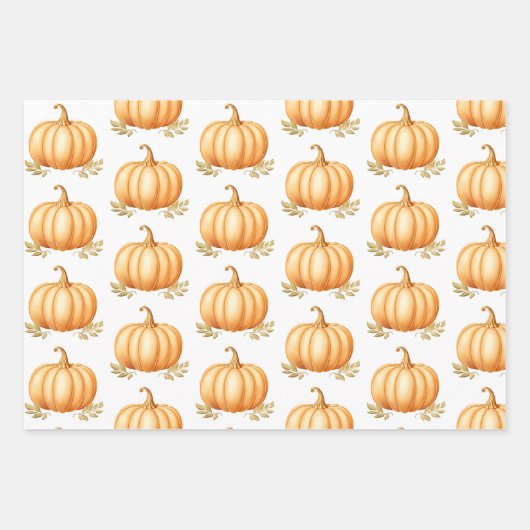 Boho regenboog Herfst pompoen Baby shower Inpakpapier Vel (Voorkant 2)