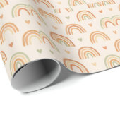 Boho Regenboog Inpakpapier (Rol Hoek)
