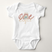 Boho Regenboog - Little Miss Onederful Romper (Voorkant)