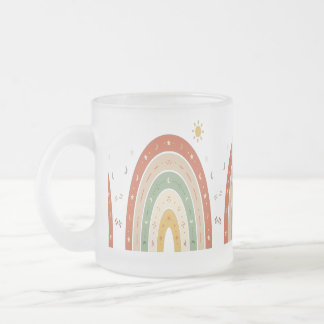 Boho Regenboog Matglas Koffiemok of Cute Ea