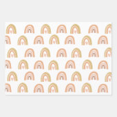 Boho Regenboog Meisje Verjaardagsfeestje Favoriete Inpakpapier Vel (Voorkant)