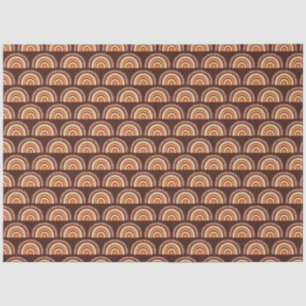 Boho Regenboog Sinaasappel en Bruin Tissuepapier