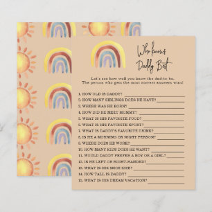 Boho Regenboog Spel Wie kent PAPA het best