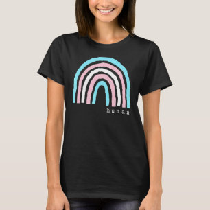 Boho Regenboog Trans Vlag Menselijke Trots Lbgtqia T-shirt