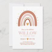 Boho Regenboog Uitnodiging (Voorkant)