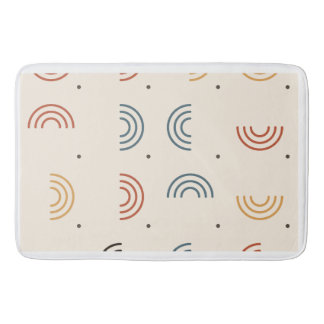 Boho Regenboogbogen Naadloos Patroon Badmat