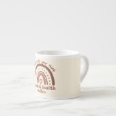 Boho-regenboogmentale gezondheid espresso kop (Voorkant rechts)