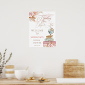Boho Reizen Miss naar Mrs Bruidsmeisjesfeest Welko Poster (Keuken)