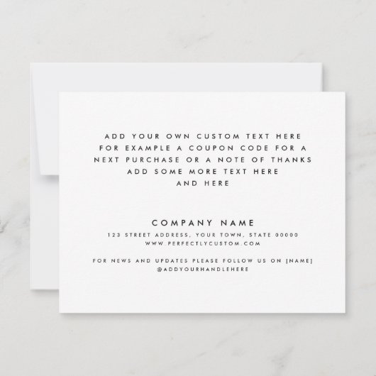 Boho rétro ajouter logo terre cuite carte de remer (Dos)