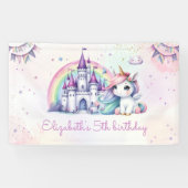 Boho Retro Daisy 1e verjaardag Banner (Horizontaal)