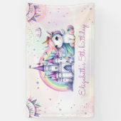 Boho Retro Daisy 1ère bannière anniversaire (Vertical)