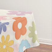 Boho Retro Daisy Flowers, zomer 70 Tafelkleed (Voorbeeld)