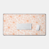 Boho Retro Floral Desk Mat Esthétique (Clavier et souris)