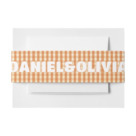 Boho Retro Groovy Kleurrijke Wavy bruiloft Uitnodigingen Wikkel (Voorkant Voorbeeld)