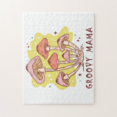 Boho Retro Groovy Mama Legpuzzel (Verticaal)