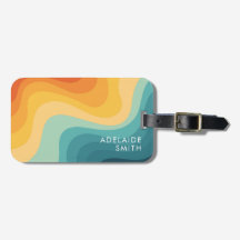 Boho Retro Klassieke Kleur Golf Minimalistisch