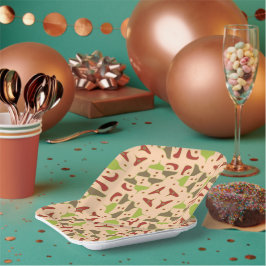 Boho Retro Modern Graphic Paper Bord