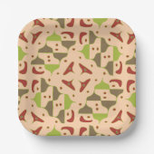 Boho Retro Modern Graphic Paper Bord (Voorkant)