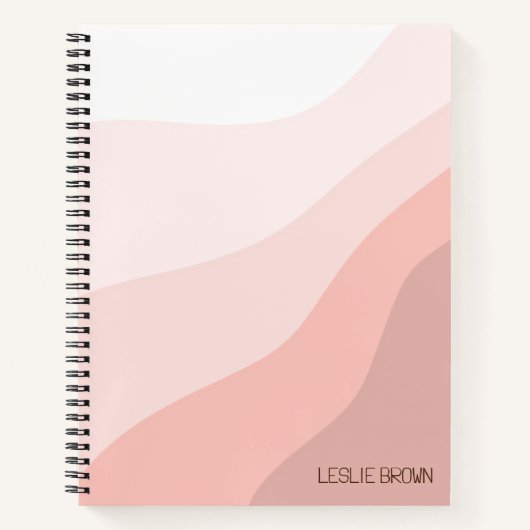 Boho Retro ontworpen spiraal Notitieboek (Voorkant)