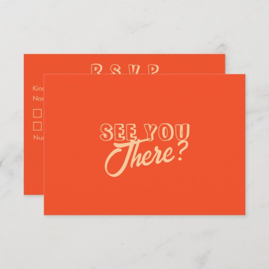 Boho Retro Rustieke Westerne bruiloft RSVP Kaartje (Voorkant / Achterkant)