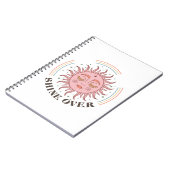 Boho Retro Sun Shine Notitieboek (Linkerzijde)