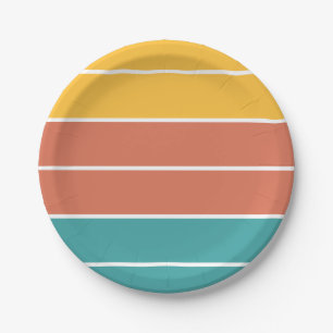 Boho Retro Sunshine Baby shower Papieren Bordje