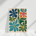 Boho Retro Super Fleur Marché Wall Art<br><div class="desc">Boho Retro Super Fleur Marché Wall Art</div>