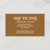 boho-retrospiraal visitekaartje (Achterkant)