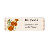 Boho Return Address Label (Voorkant)