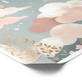 boho rêve art abstrait enfants Décor poster murale (Coin)