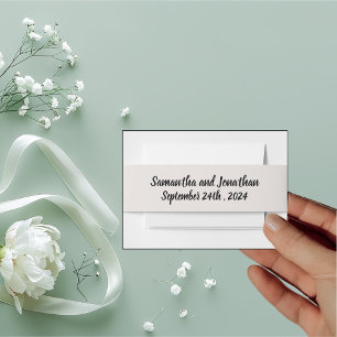 BOHO Ring van Bloemen en Tanden Uitnodigingen Wikkel