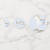 Boho  Rocking Horse Cowboy Baby shower Confetti (Voorkanten)