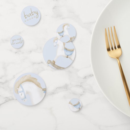 Boho  Rocking Horse Cowboy Baby shower Confetti (Groep)