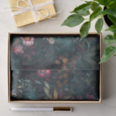 Boho Romantisch Roze en Groene Bloemen Decoupage Tissuepapier (Geschenk)