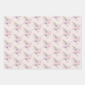 Boho Roos Inpakpapier Vellen  (Voorkant 2)